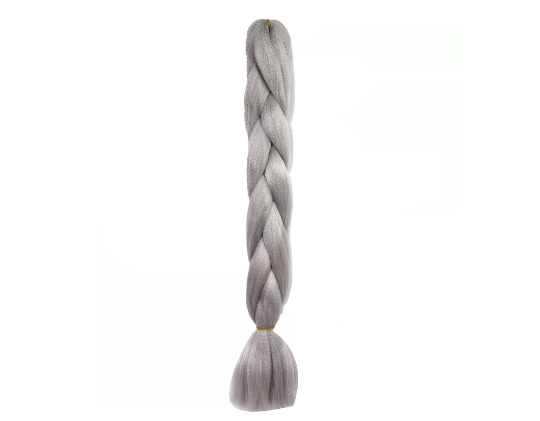 TRENZA JUMBO PLATA  #M39