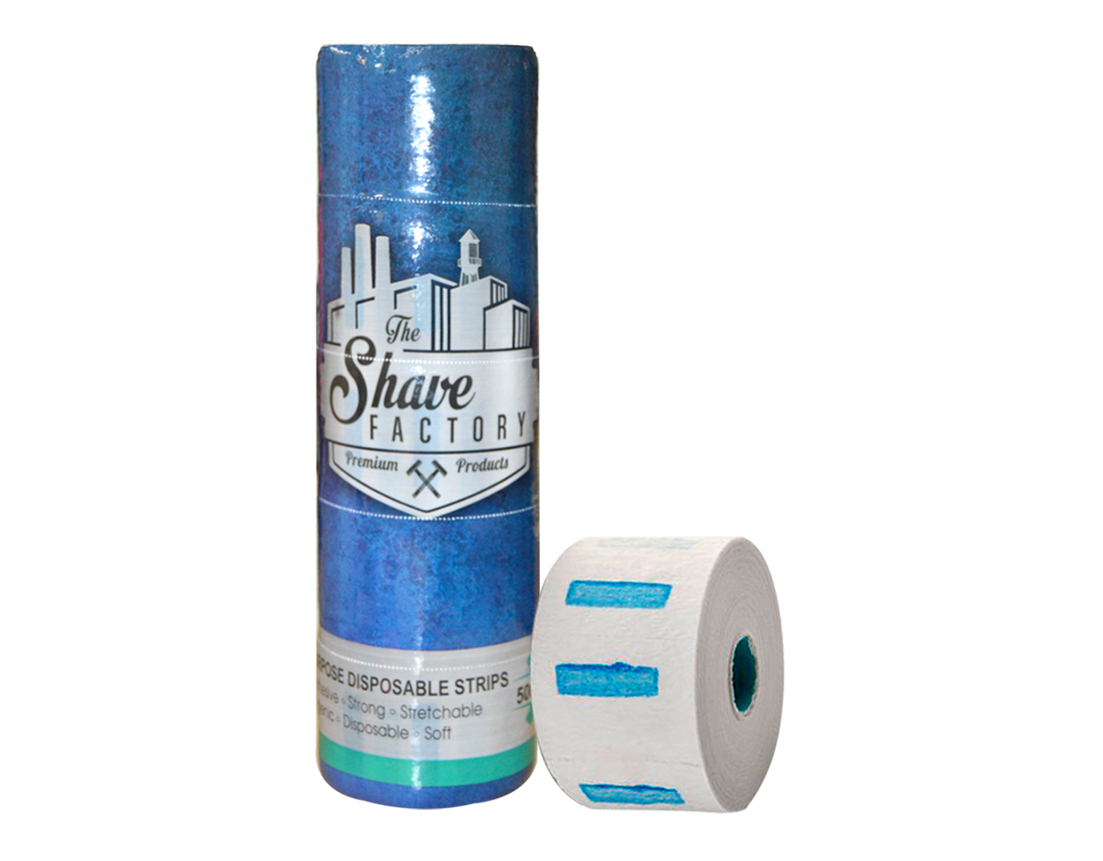 PAPEL P/CUELLO C/5 ROLLOS DE 100 PZAS BARBERIA SF1